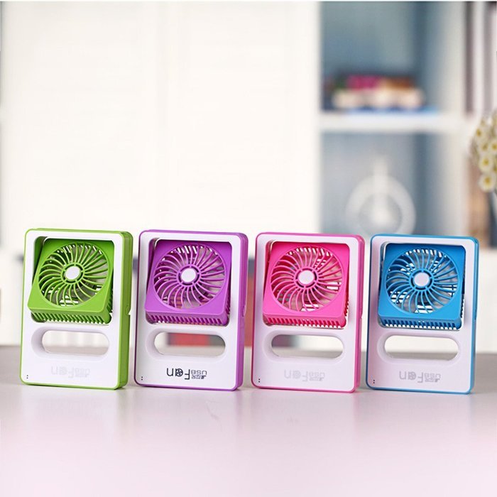 ThreeH Summer Fashion Cooling USB Mini Portable Exqusite Fan Personal Battery Operated Handheld USB Fan USB Rechargeable... N2