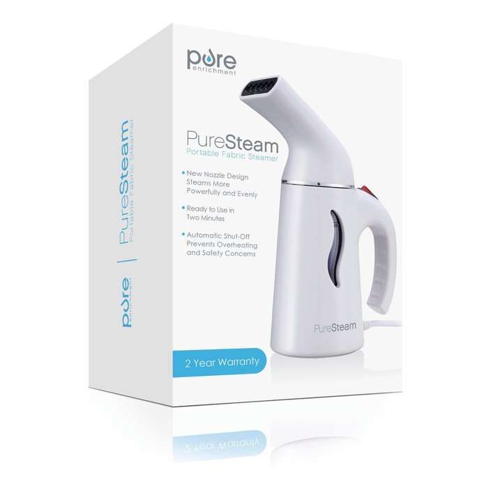 Pure Enrichment PureSteam Fabric Steamer - White N3