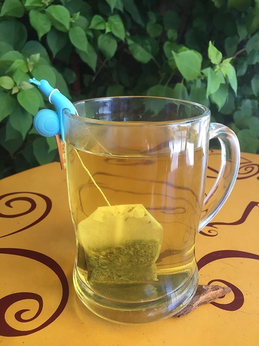 The Adorable Loose Leaf Silicone Tea Infuser Set of 5 by SunKewl with Gift Box N4