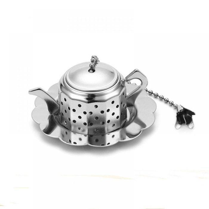 MAXGOODS Fine Stainless Steel Teapot Tea Infuser Strainer Herbal Filter N2