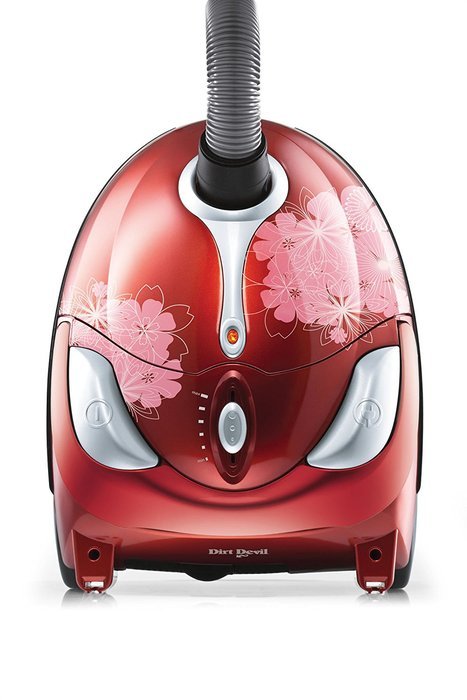 Dirt Devil Tattoo Crimson Bouquet Bagged Canister Vacuum, SD30040BB - Corded N4