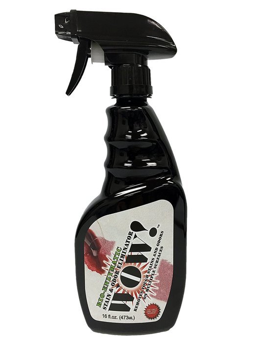 WOW! Stain & Odor Eliminator, Removes Urine, Blood, Grease, Wine, & Coffee, 16 oz Spray Bottle N2