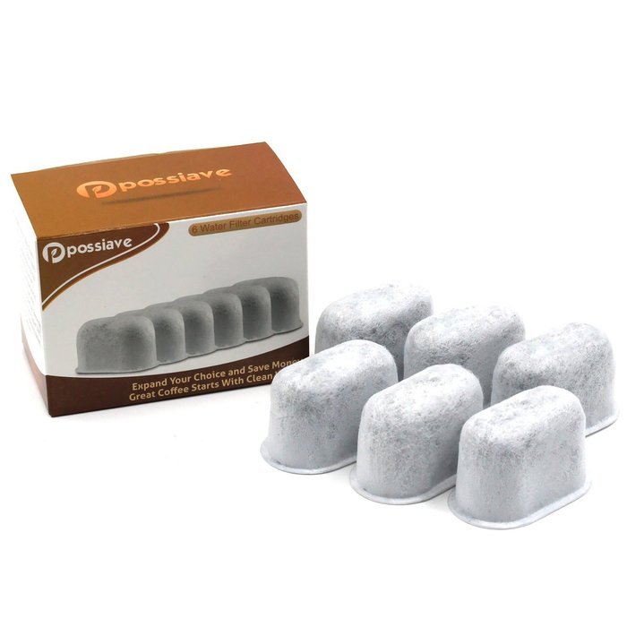 Charcoal Water Filters Replacements Fits Keurig 2.0 Models by Possiave, Pack of 6