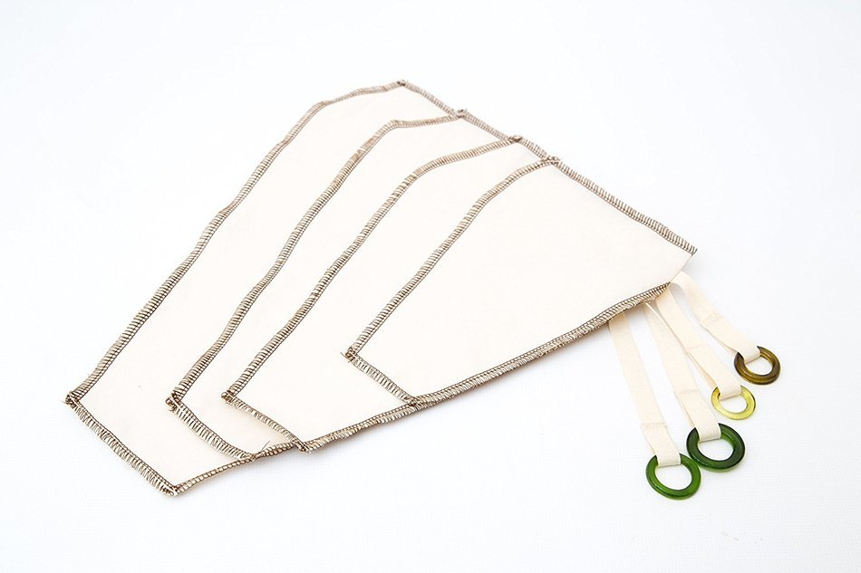 CoffeeSock ColdBrew Kit- Reusable Organic Cotton Filter and Jar (KIT32) N3