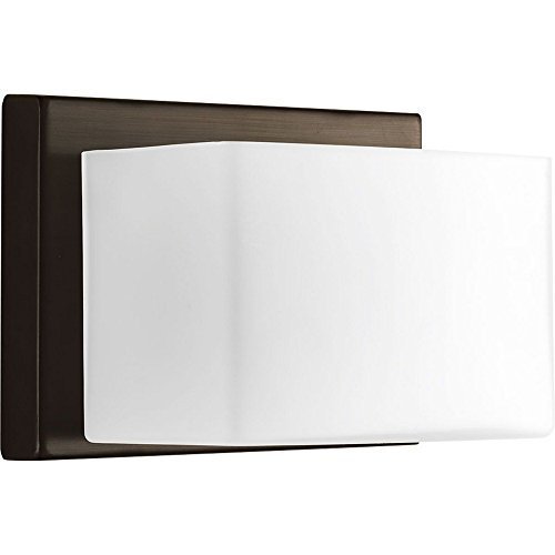 Progress Lighting P2142-2030K9 1-9W LED Bath Bracket, Antique Bronze by Progress Lighting