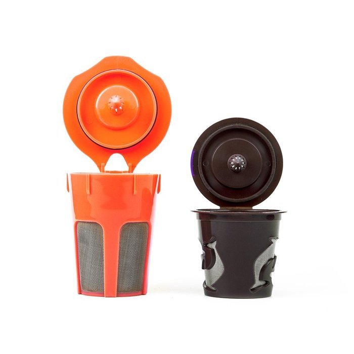 Morning Wood Coffee: K Carafe Reusable Filter and Reusable K Cup Filter Combo Pack: Compatible with all K Cup... N2