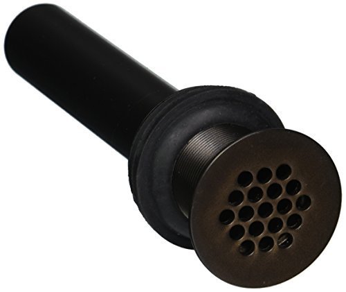 Jaclo 810-ORB 17 Ga Grid Drain No Over Flow, 1-1/4 x 8, Oil Rubbed Bronze by Jaclo