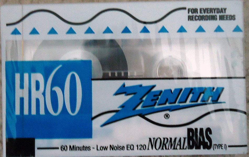 HR60 Normal BIAS Zenith Blank Cassette Tape