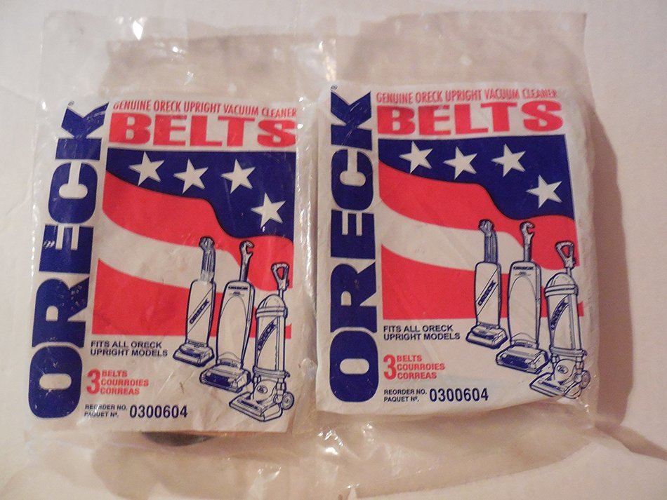 Oreck Belt, Oreck Upright Flat (Pack of 3)