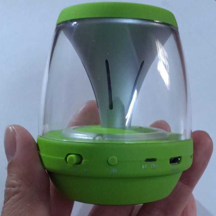 Ultra-Portable Wireless Bluetooth Speaker with Multi-Color LED Light Show，Build-in FM Radio,AUX,MIC,TF Card Slot... N3