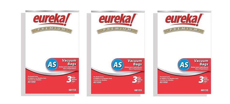 Eureka AS Replacment Vacuum Bags Premium Filtration 68155 - 9 Bags