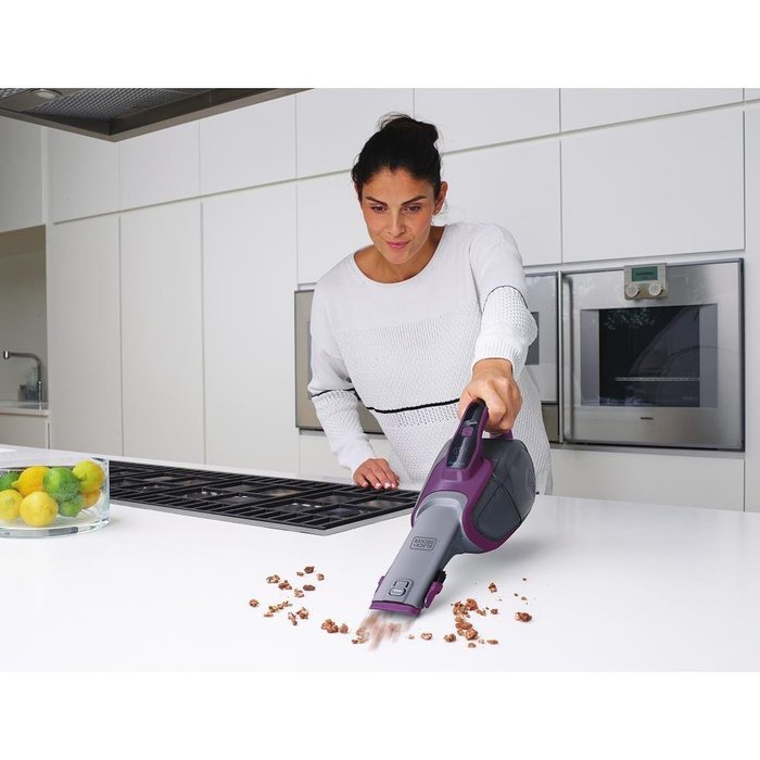 Black & Decker HHVJ315JMF71 Smartech 1.5Ah Cordless Lithium Hand Vacuum, Titanium