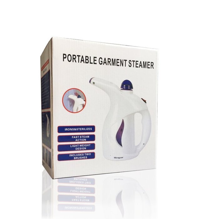 Miraguar MRG-3005C 200ML Fabric Steamer Garment Steamer Portable Steamer (White+Purple) N4