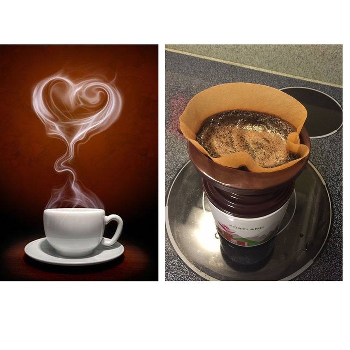 JSS Silicone Collapsible coffee filter with a Free Hook, Tea Dripper Cone, Pour Over Coffee Brewer, Carafe Infuser... N8