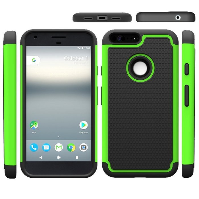 Google Pixel Case, Asstar Dual Layer Hybrid Defender Protective Shock Absorption Impact Resist Rugged Shell Armor... N12