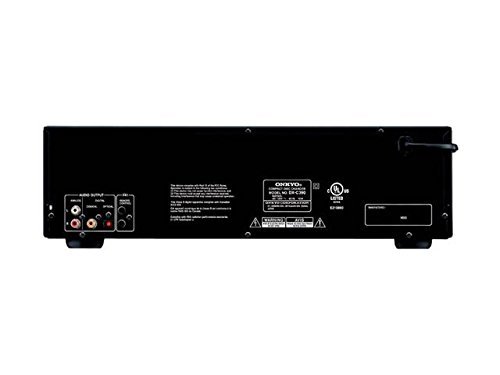 ONKYO DXC390 6-Disc Carousel Changer CD Player, Black