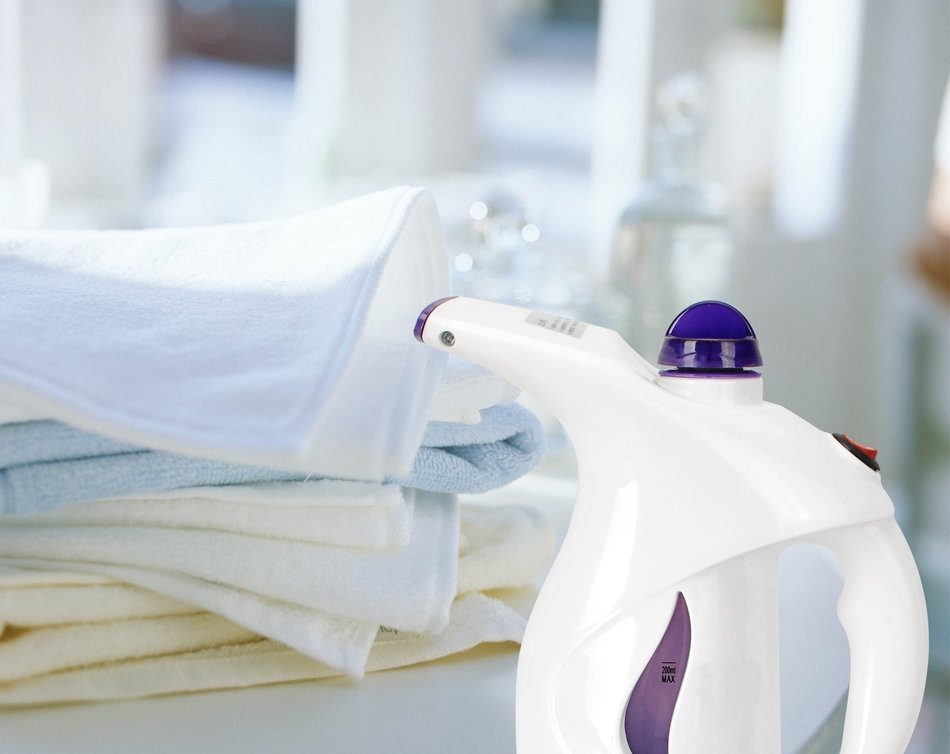 Miraguar MRG-3005C 200ML Fabric Steamer Garment Steamer Portable Steamer (White+Purple) N5