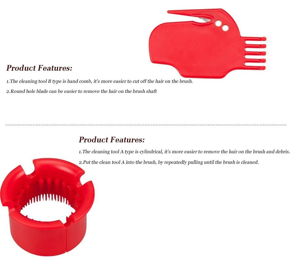I-clean 1Pc Flexible Beater Brush,1Pc Bristle Brush,5Pcs Filters, 5Pcs 3-Armed Brushes, Cleaing tool (A&B) For... N3