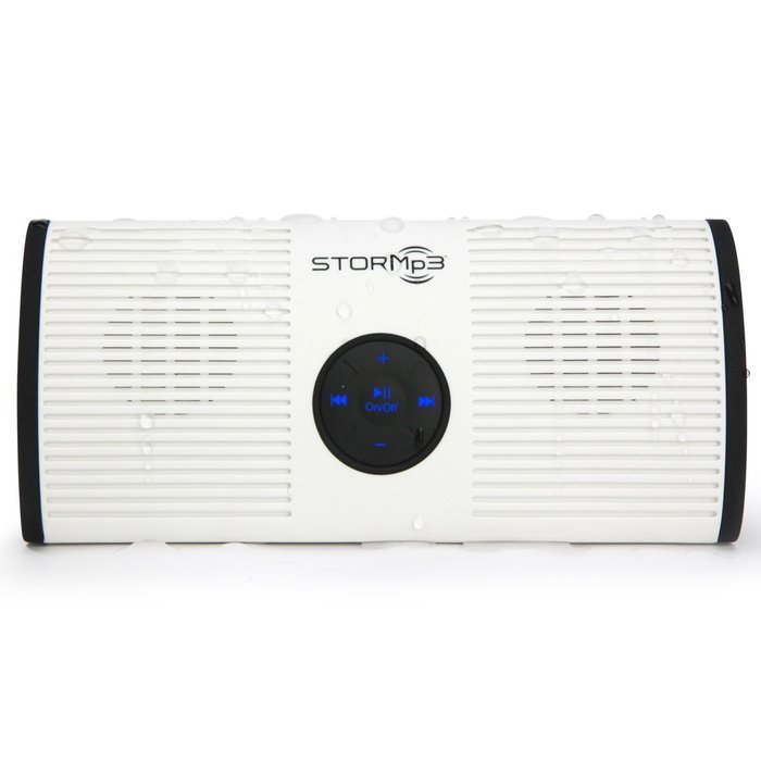 STORMp3 Water Resistant Mp3 Speaker: Internal Memory, Portable Design, Brilliant Sound. (Black) N3