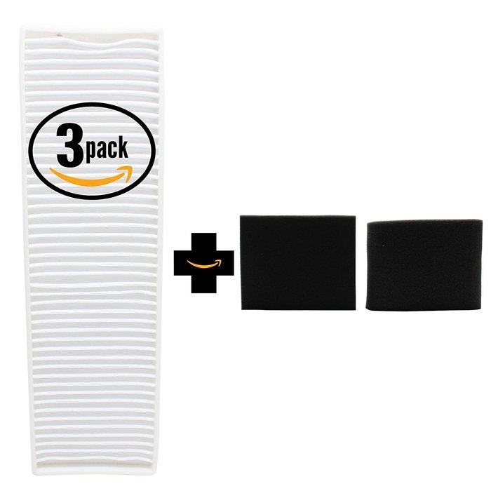 Replacement Bissell Vacuum Style 7 Filter - 3 Pleated Post Motor, 1 Upper Tank and 1 Pre-Motor Filter - For Bissell...