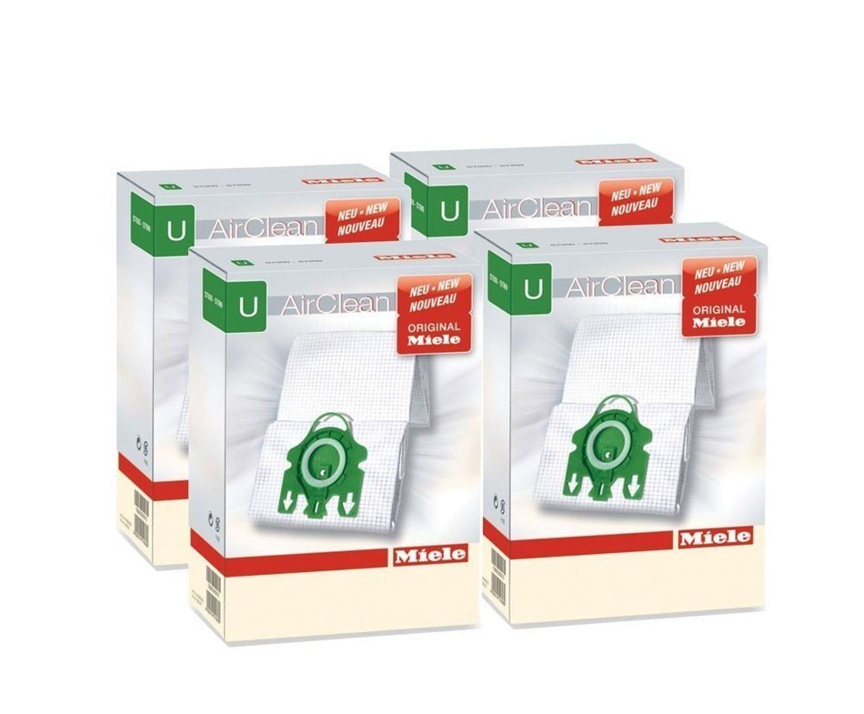 Miele Style U Vacuum Bags Includes 16 bags + 8 Filters