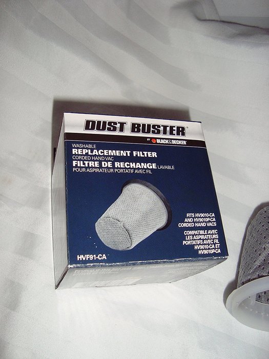One Dust Buster Replacement Filter Washable HVF91-CA FITS HV9010-CA AND HV9010P-CA CORDED HAND VACS - BLACK &... N2