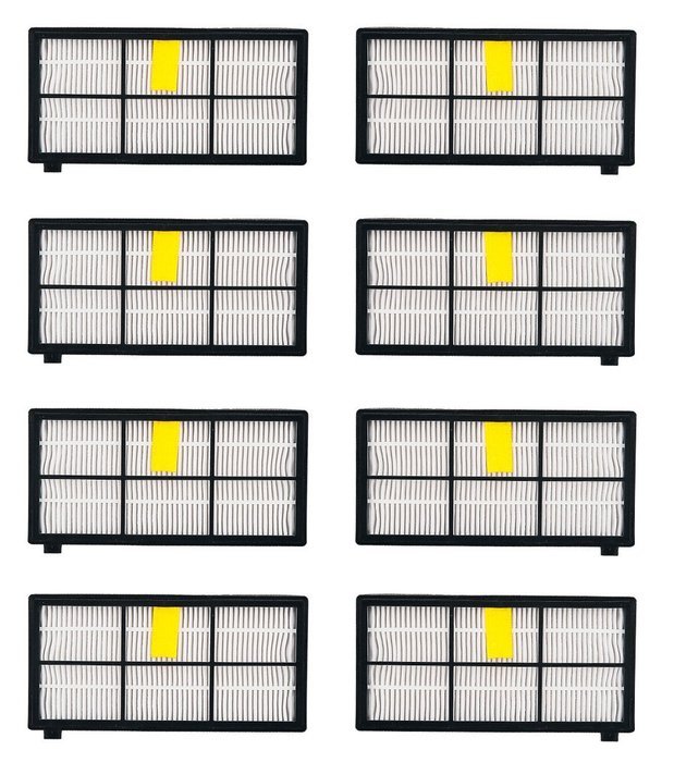 I-clean Replacement Filter for iRobot Roomba 880 870 800 980 HEPA Filter**[8PCS] **Vacuum Cleaners Filters Kits N6