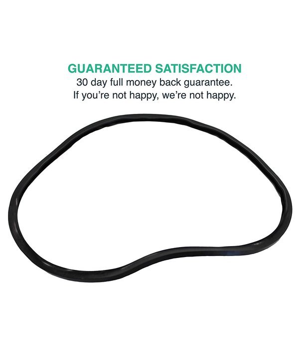 Crucial Mirro Pressure Cooker Gasket Seal for S-9892, 4 6 8 QT Models, Black N4
