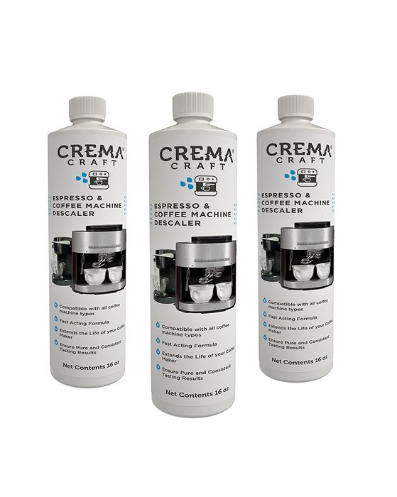 Descaling Solution (3 Pack) for Espresso and Coffee Machines, Keurig, Delonghi, Nespresso, Compatible with All...