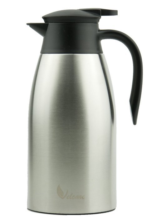 Thermal Carafe 68Oz Stainless Steel Double Walled Insulated Vacuum Thermos with Lid for Coffee Tea By Velcare N3