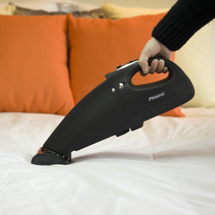 Handheld Vacuum Cleaner, PHISINC 14.8V Cordless Vac cleaner with Washable HEPA Filter and 8mm LED light N3