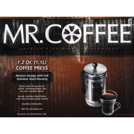 1.2 qt Mr. Coffee French Press, BVMC-AC2