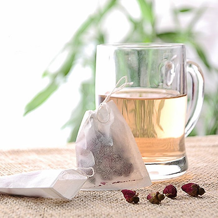 Estone&reg; New 50/100/200Pcs Empty Teabags String Heat Seal Filter Paper Herb Loose Tea Bag (100pcs) N3