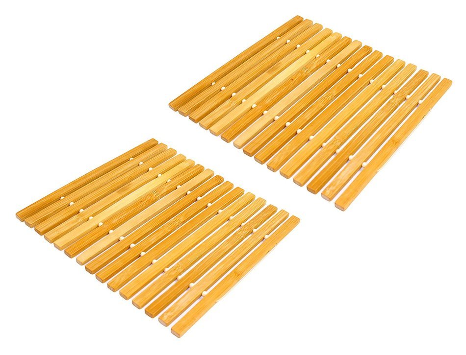 Set of 2 Bamboo Mats