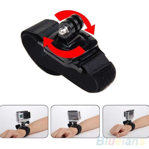 360 Degree Rotation Wrist Hand Strap Band Holder Mount for GoPro Hero 1 2 3 3+ N3