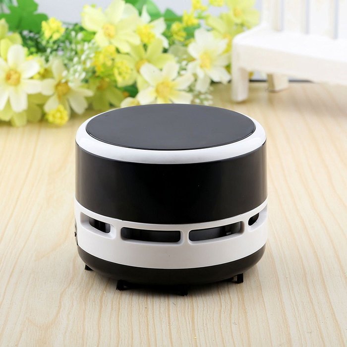 Lollipop Portable Mini Desktop Vacuum Corner Desk Cleaner Dust Sweeper N3
