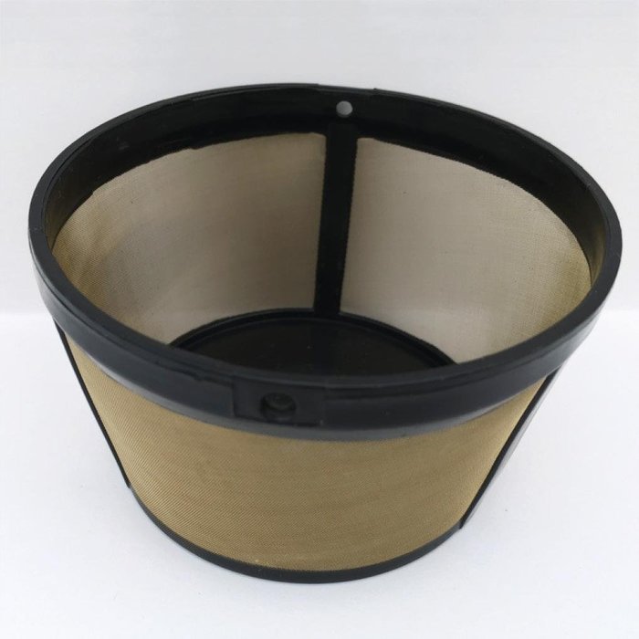 Gotd Reusable Filters Hamilton Beach Permanent Gold Tone Filter, 8 to 12-Cups (Gold)