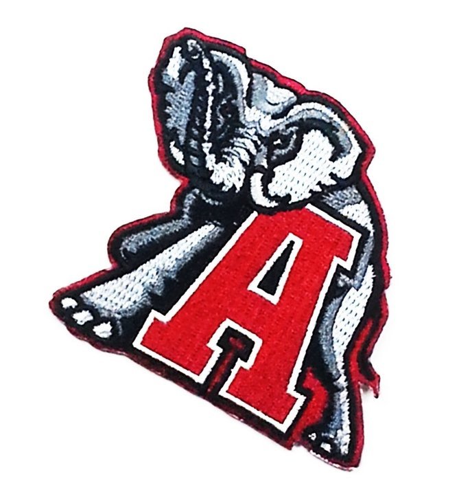 Alabama Crimson Tide Embroidered Sew on Patch for Collection with Free Shipping By Botan N3