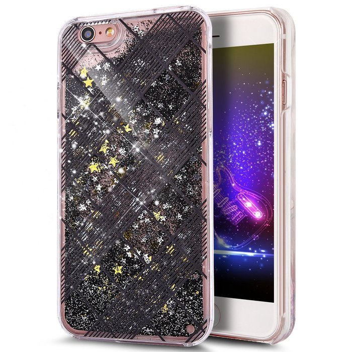 iPhone 6S Plus Case,iPhone 6 Plus Case,ikasus iPhone 6S/6 Plus [Liquid Glitter] Case,Flowing Liquid Quicksand... N15