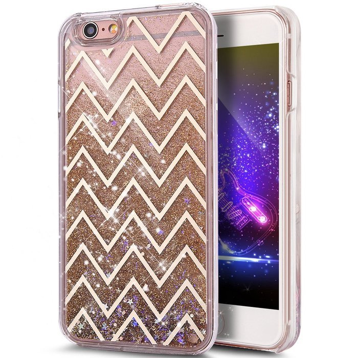 iPhone 6S Plus Case,iPhone 6 Plus Case,ikasus iPhone 6S/6 Plus [Liquid Glitter] Case,Flowing Liquid Quicksand... N18