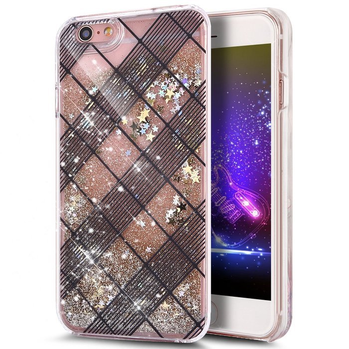 iPhone 6S Plus Case,iPhone 6 Plus Case,ikasus iPhone 6S/6 Plus [Liquid Glitter] Case,Flowing Liquid Quicksand... N19