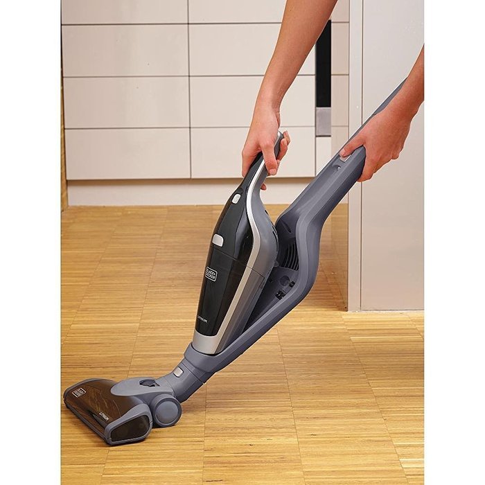 Black+Decker HSV520J01 18V Lithium Cordless 2-N-1 Stick and Hand Vacuum, Titanium N6