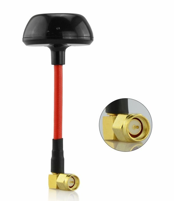 YoCoo 5.8GHz Drone FPV Antenna 90 Degree Mushroom Antenna SMA for QAV250 FPV Racing Quadcopter (Rightangle inner... N9