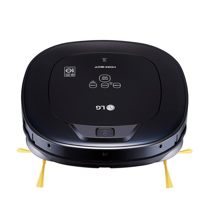 LG Hom-Bot Square Robotic Vacuum with Mop quietly cleans every corner of your home (VR65704LVM) N4