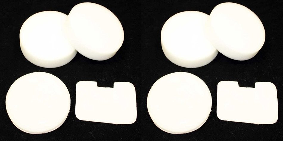 2 Shark XF22 Navigator NV22L, Navigator Swivel NV26, NV100, NV36, UV410 Replacement Foam & Felt Filter Kit, 8...