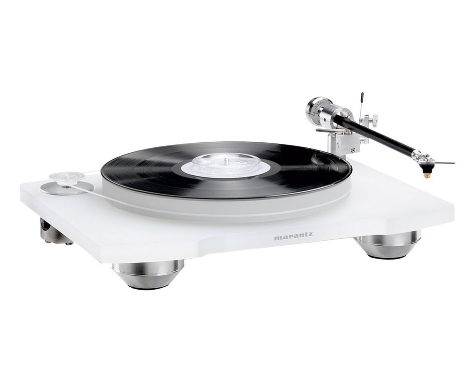 Marantz TT-15S1 Reference Belt Drive Turntable with Cartridge (Transparent White)