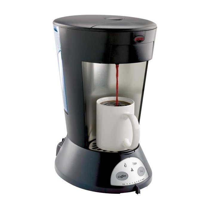 Automatic Commercial Grade Pod Coffee Brewer in Black