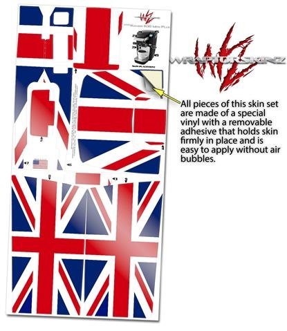 Union Jack 02 - Decal Style Vinyl Skin fits Keurig K10 Mini Plus Coffee Makers (KEURIG NOT INCLUDED)