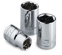 SK Hand Tool 48226 6 Point 1/2-Inch Drive Standard Socket, 26mm, Chrome by SK Hand Tool