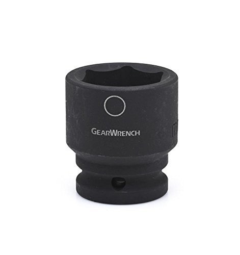 GearWrench 84851 3/4 Drive 6 Point Standard Impact Socket 40mm by GearWrench